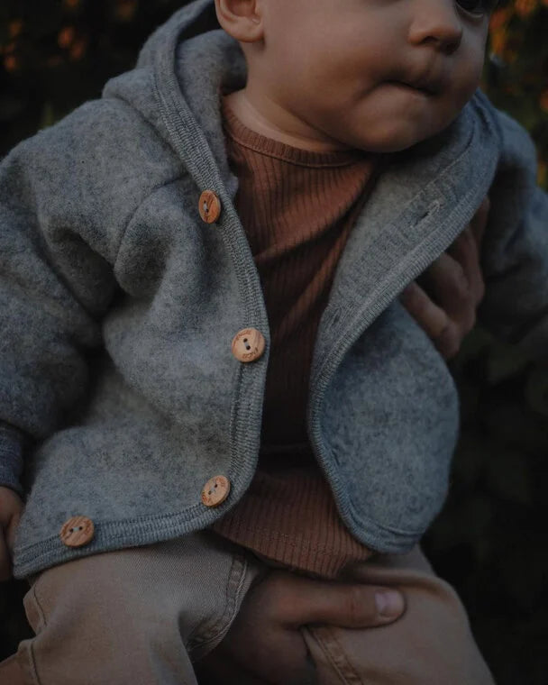 Jasje wol fleece - Biologisch merino wol - Engel Natur - productfoto - afbeelding 11