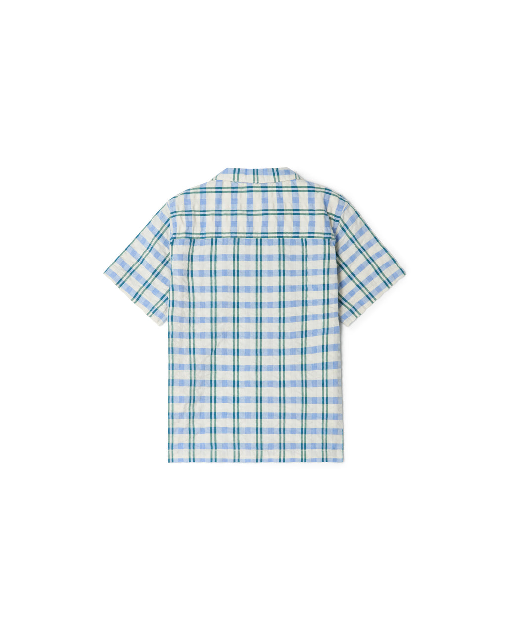 Garbo&Friends - Seersucker Shirt Baby Check mar - Baby Shirt