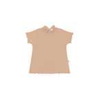 UAUA - Ruffles t-shirt shortsleeve - Top met korte mouwen - 100% pima katoen