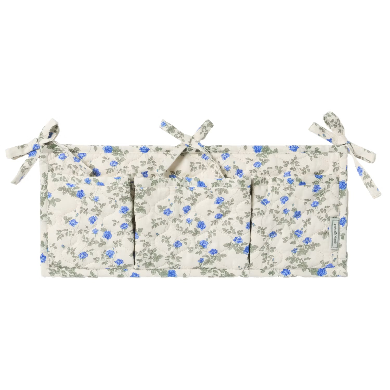 Gewatteerde bedzak Dainty - Biologisch katoensatijn - 43 x 18 cm - Garbo&Friends - productfoto - afbeelding 3
