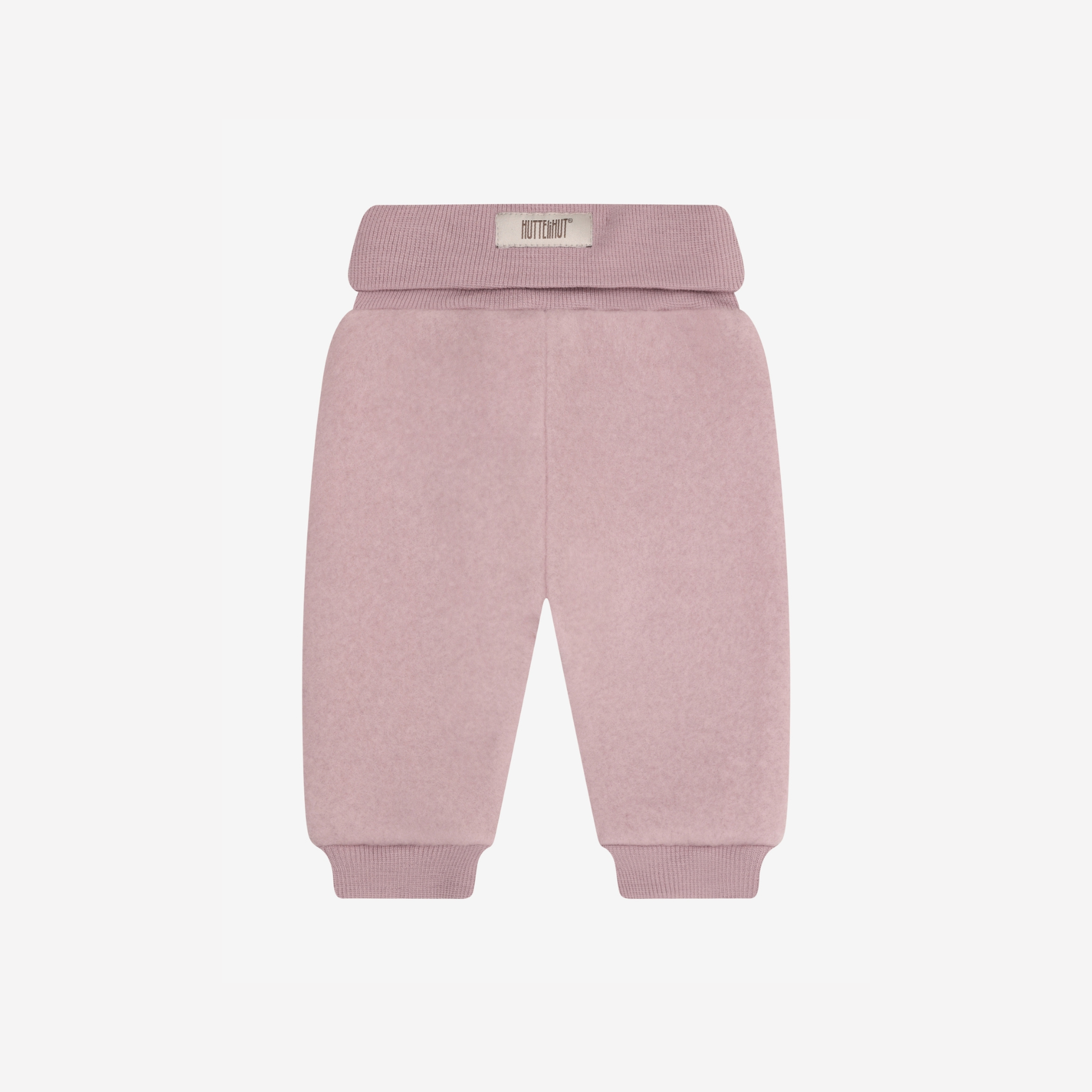 Broekje wol fleece - 100% merino wol - HUTTEliHUT woodrose achter
