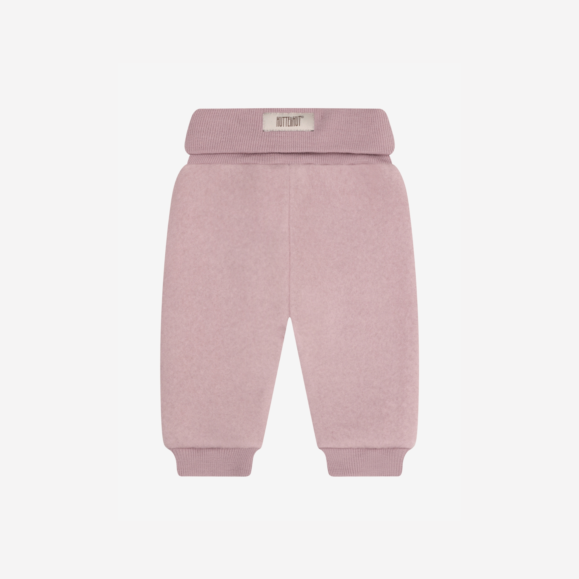 Broekje wol fleece - 100% merino wol - HUTTEliHUT woodrose achter