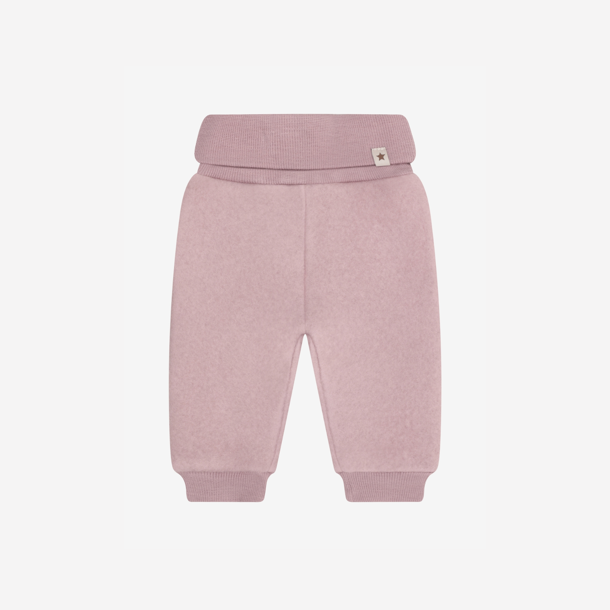 Broekje wol fleece - 100% merino wol - HUTTEliHUT woordrose voor