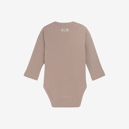 Romper lange mouw - Modal katoen - Etherea/beige - Huttelihut achter