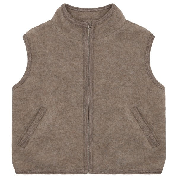 Bodywarmer met Rits – 100% Merino wol – Huttelihut