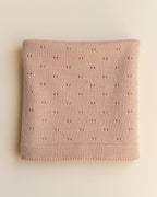 Baby Dekentje Ajour - Bibi Blanket - Merinowol - HVID - verpakking