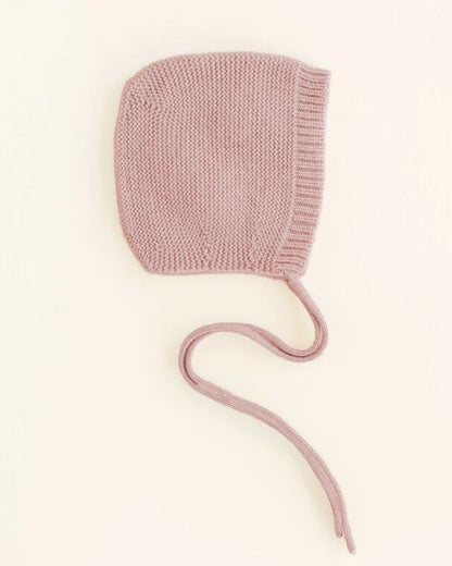 Bonnet Dolly - Baby Knitted Hat - Merino wool - HVID