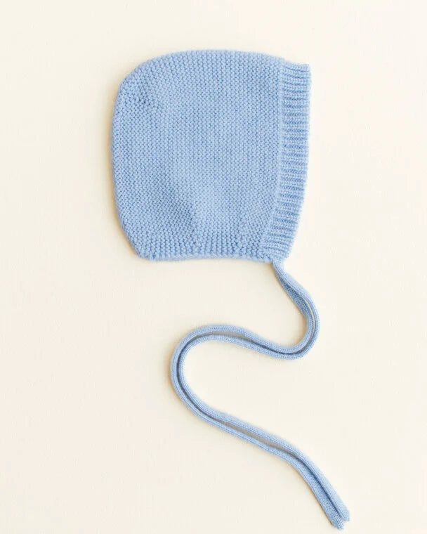 Bonnet Dolly - Baby Knitted Hat - Merino wool - HVID