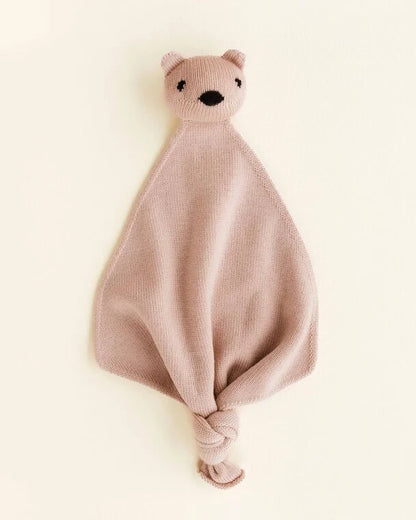 Schnuffeltuch Teddy Tokki - Merinowolle - HVID