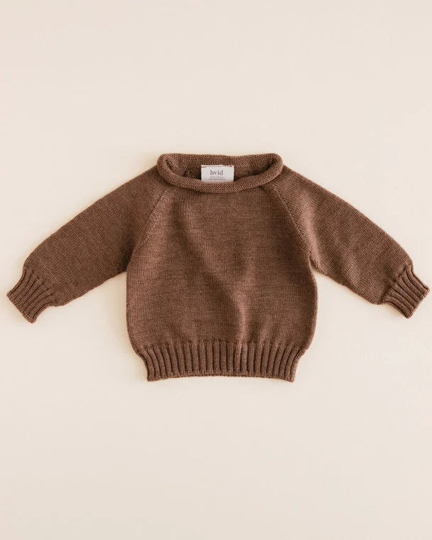 Sweater Georgette - Babytruitje - Merinowol - HVID - productfoto - afbeelding 5