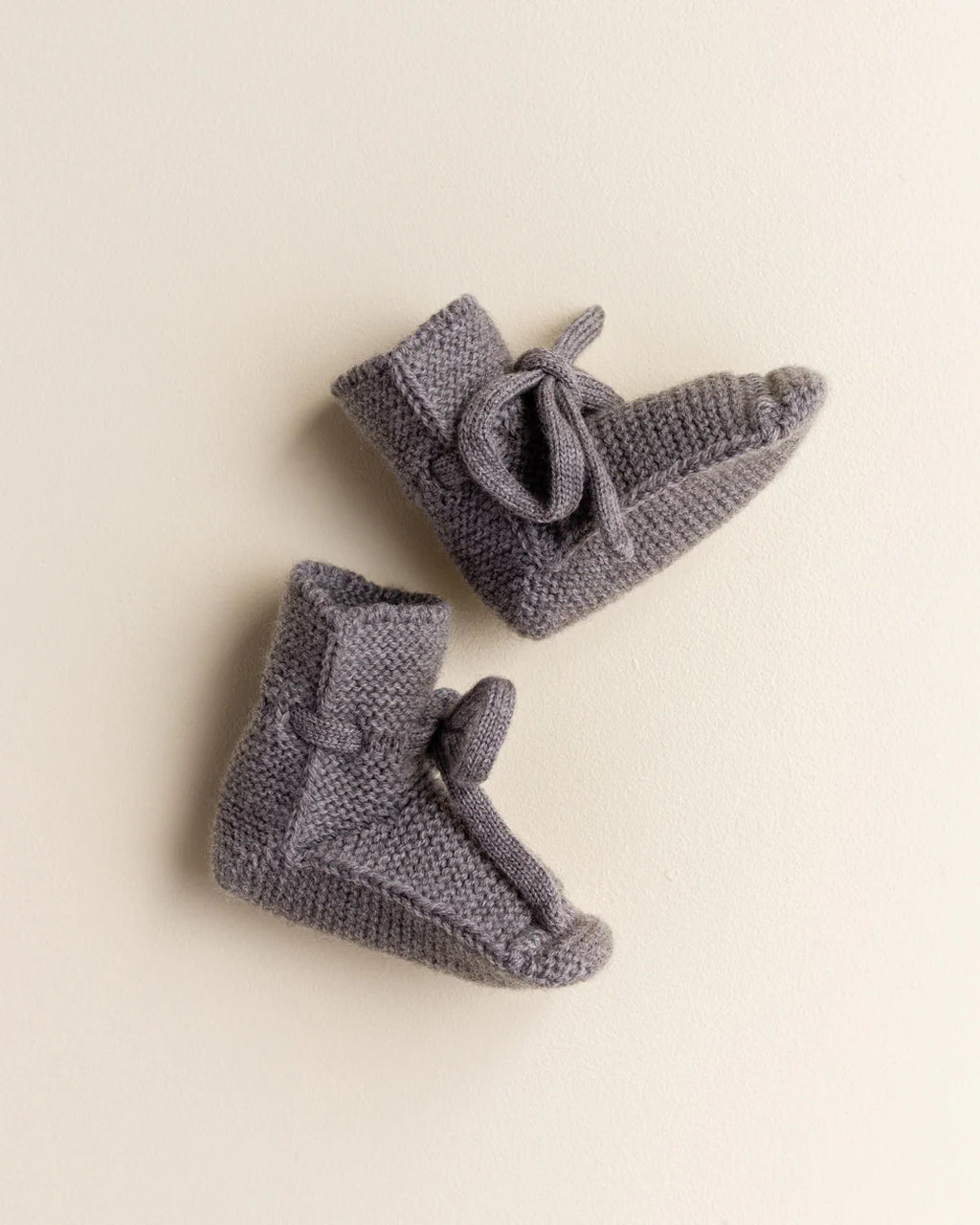 Booties - Baby Slofjes - Merinowol - HVID - productfoto - afbeelding 7