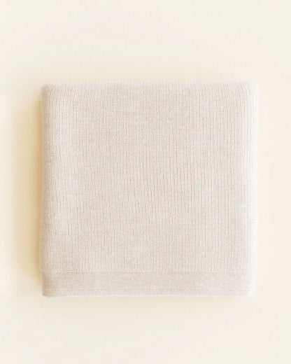Baby Blanket - Felix Blanket - Merino wool - HVID