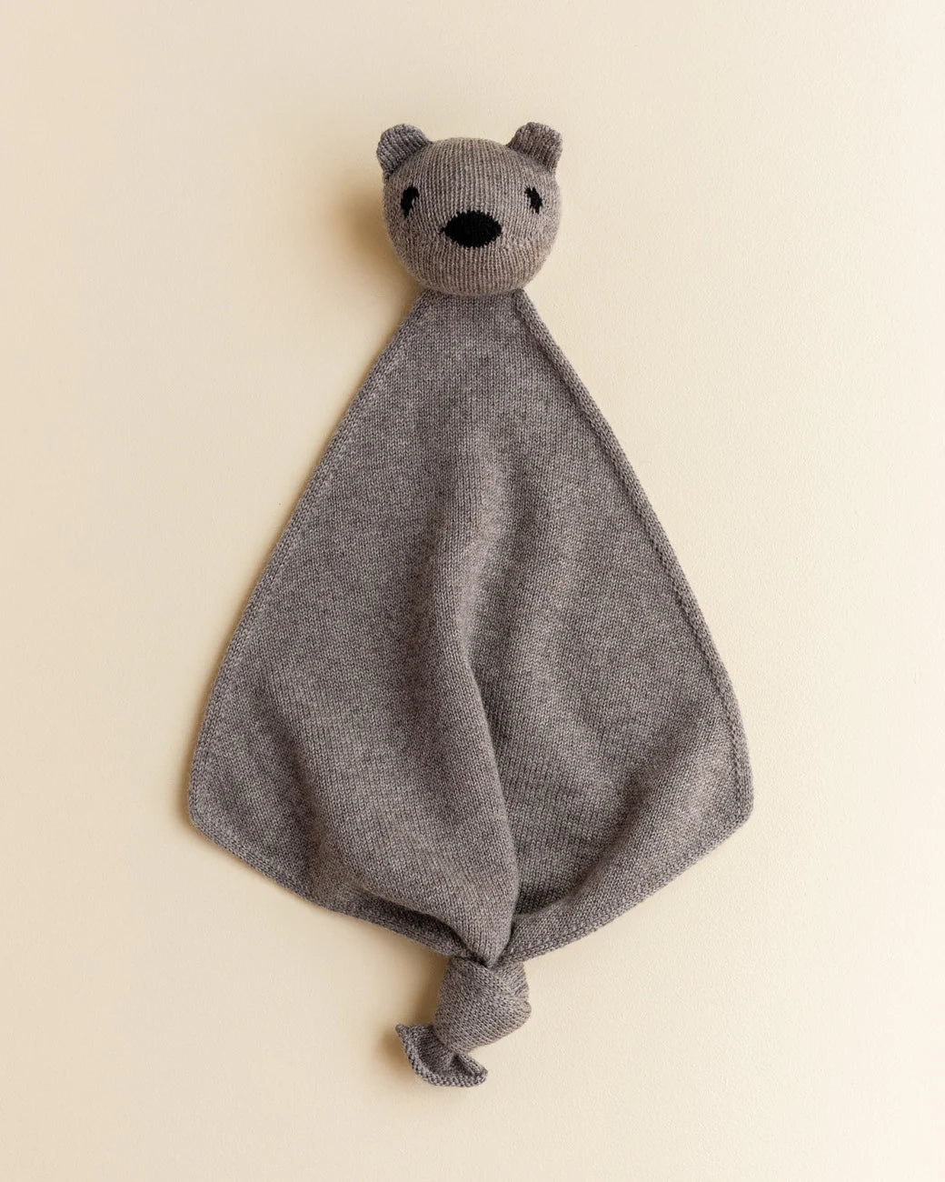 Schnuffeltuch Teddy Tokki - Merinowolle - HVID