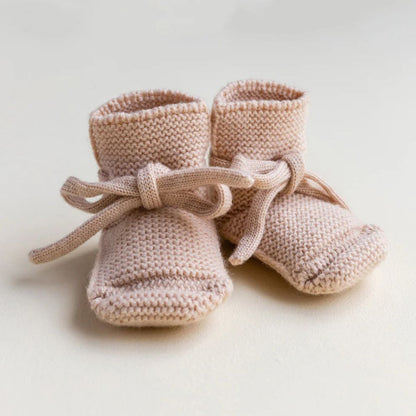 Booties – Babyschuhe – Merinowolle – HVID