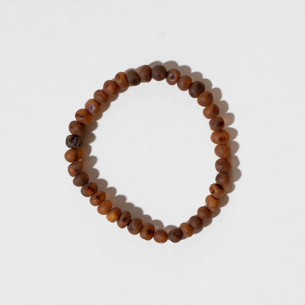 Raw Caramel Bracelet – Women's bracelet of raw caramel amber – Nirrimis