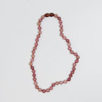 Barnsteen en edelstenen ketting - Berry - 32 cm - Nirrimis - productfoto - afbeelding 3