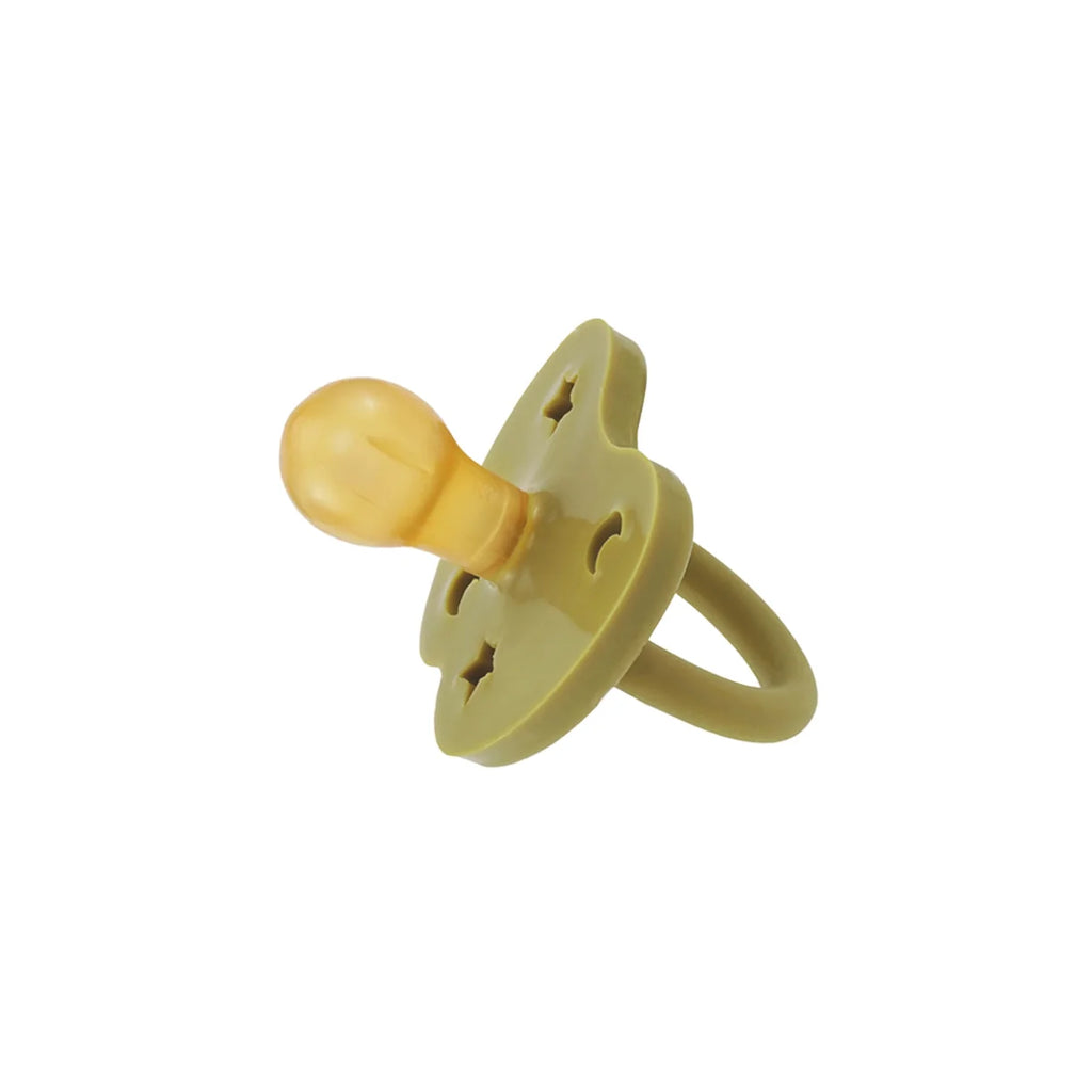 HEVEA Pacifier - Round - Speen - 100% natuurlijk rubber - 100% plasticvrij - productfoto - afbeelding 2