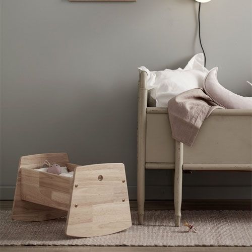 Kid´s Concept - Houten Speelgoed Schommel Poppenbedje - Inclusief beddengoed - Rubberhout - Kid's Concept - productfoto - afbeelding 3