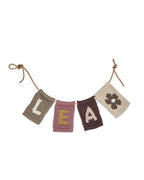 Gebreide letter vlaggetjes A-M - Knitted Letters - Roze tinten - SmallStuff - productfoto - afbeelding 15