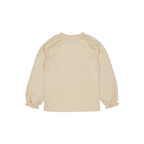 Blouse lange mouw - Creme wit - Polyester - Levv achter