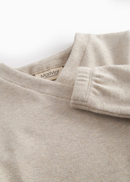 Boxpakje Russo - Modal katoen - Beige Melange - MarMar Copenhagen close up