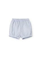 Linnen kort broekje Pabi - Blue mist/blauw - MarMar Copenhagen voor