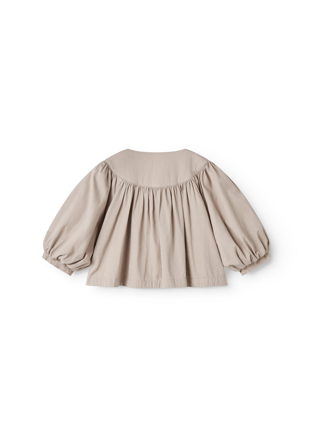 Vestje Jada - Katoen - Mercury Grey/Beige - MarMar Copenhagen achter