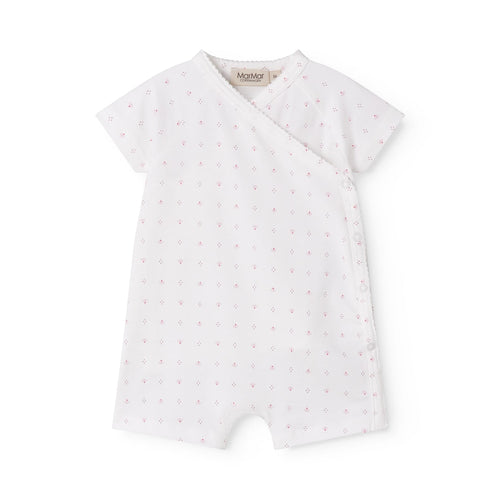 Strampler Rap - Modal-Baumwolle - Tiny Tulip/Rosa - MarMar Copenhagen vorne