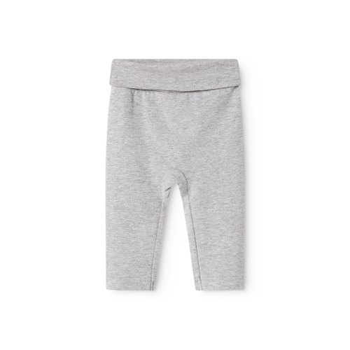 MarMar Copenhagen Piva Pants – Zacht Modal Baby Broekje | 50% Biologisch Katoen & TENCEL™ Modal met Opvouwbare Rand grey melange grijs