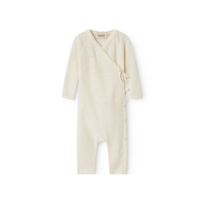 Zacht MarMar Copenhagen Piva pointelle merinowol boxpakje voor baby thermoregulerend en kriebelvrij natural wit