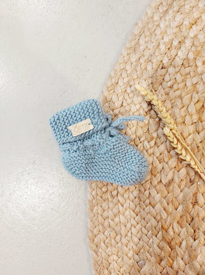 Baby booties - 0-6 months - Merino wool - Handmade - Softie Baby Musthaves