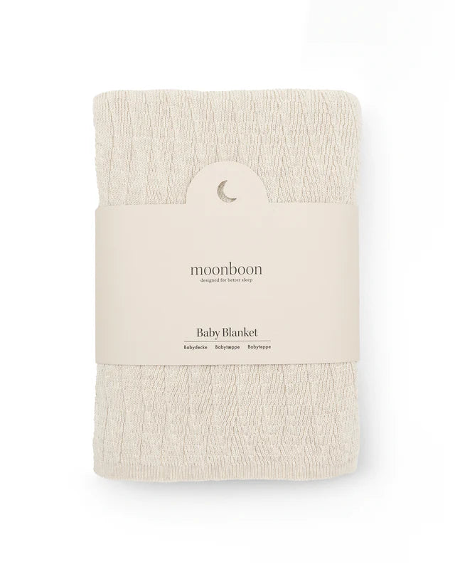Moonboon - Soft Baby Blanket - 100% biologisch katoen - dekentje - bovenkant