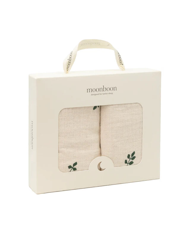 Hydrophilic cloths - 2 pack - Over the Moon - 65x65 cm - Organic cotton - Moonboon