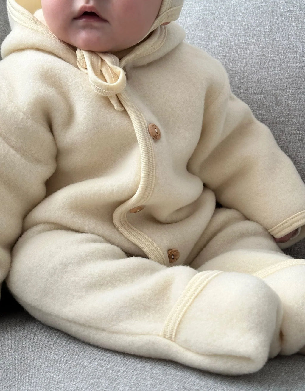 Overall - Bio-Wolle-Fleece - Engel Natur