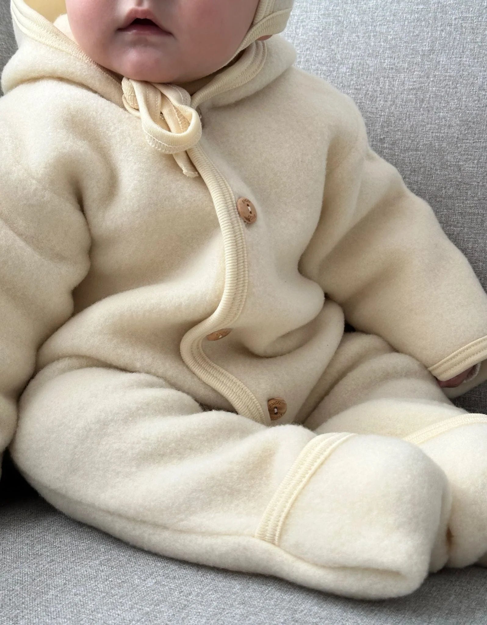 Overall - Bio-Wolle-Fleece - Engel Natur