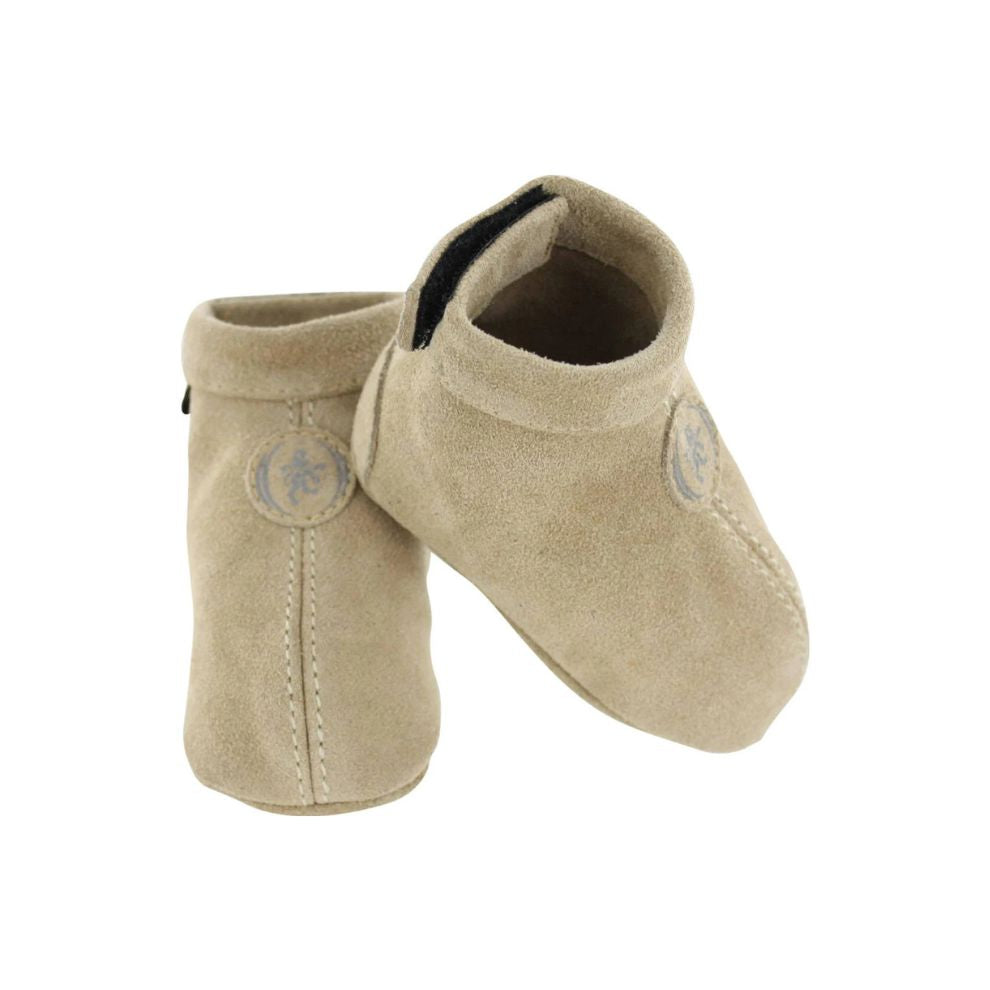 Oxxy - Baby slofjes - Voor de eerste stapjes - 100% leer - Suede sand