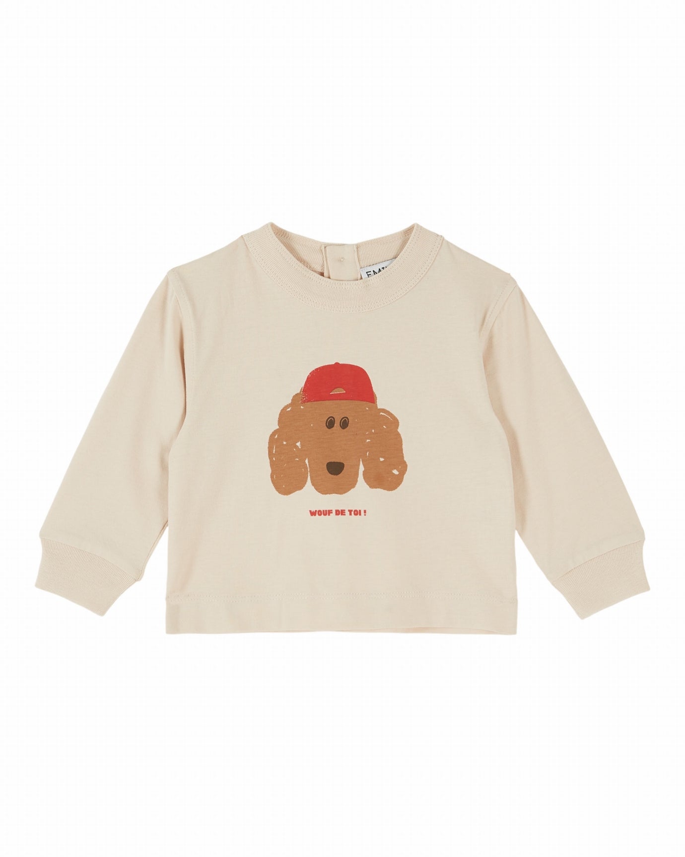 T-shirt Chien met hondenprint - Biologisch katoen - Farine - Émile et Ida