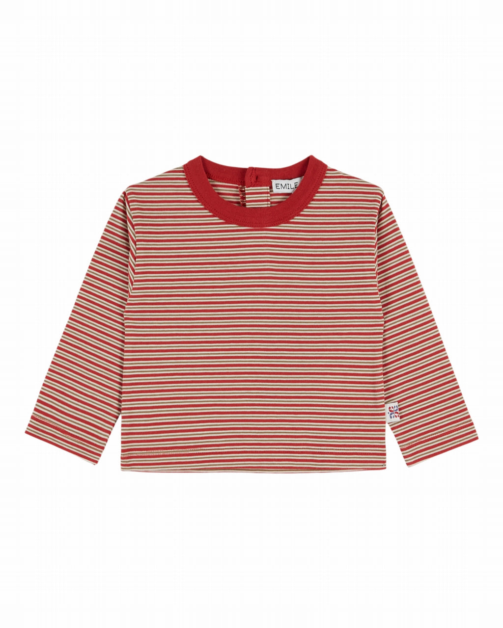 Gestreepte longsleeve - Feu - Biologisch katoen - Emile et Ida - productfoto