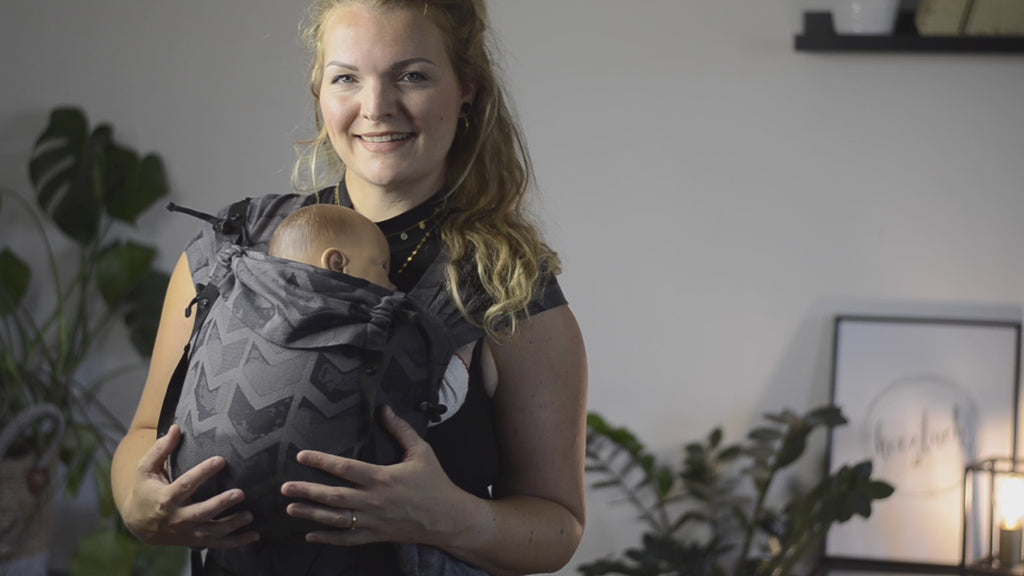 Primeo Grenada – Natural Linen – Ergonomische draagzak – Katoen en linnen – Vanaf 2,5 tot 15 kg – Hoppediz