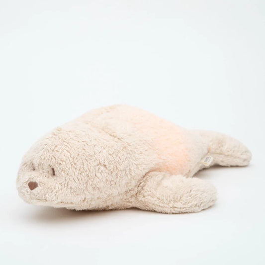 Plush Toy with Heartbeat & White Noise - The Humming Bunny 2.0 - Organic GOTS Cotton - Moonie