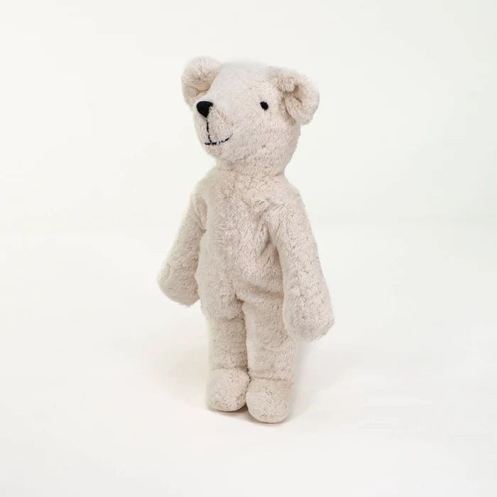 Knuffelbeer - Floppy Animal Bear Small - Biologisch katoen & schapenwol - White - Senger