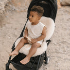 Merinowolle Kinderwagen-Einlage Snuggler® - Milk - BINIBAMBA