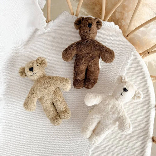 Baby knuffel - Beer klein - Biologisch katoen/Wol - White/Wit - Senger Naturwelt - productfoto