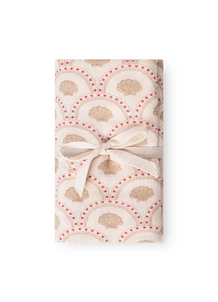 Hydrophilic swaddle Jana - Organic cotton - 120 x 120 cm - Block shell - That's mine