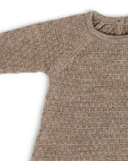 Gebreid jurkje - Merino wol - Nature/bruin - Smallstuff close