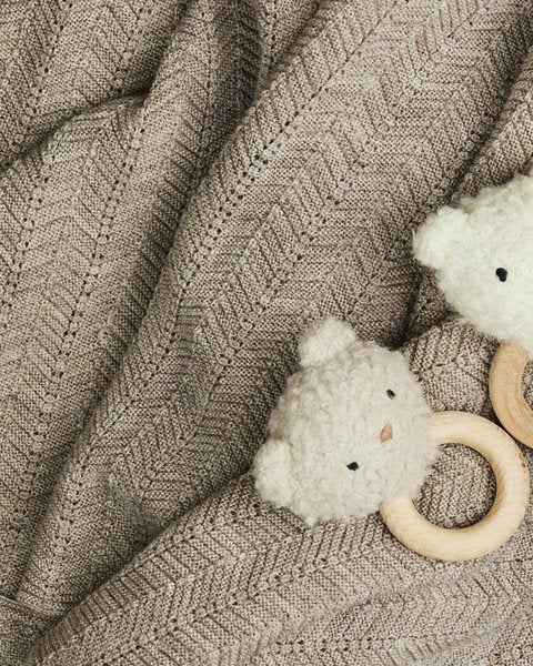 Rassel Bärchen - Merinowolle Bouclé - SmallStuff