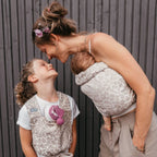Ring-Sling Kigali – Ergonomisches Ringsling-Tragetuch mit Leopardenmuster – 100% Baumwolle – Hoppediz