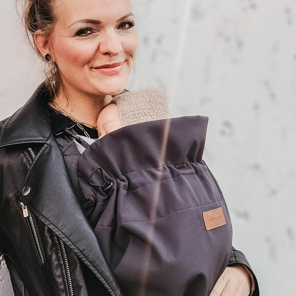 Softshell Cover – Water- and Wind-Repellent Babywearing Cover for Baby Carrier and Wrap – Hoppediz