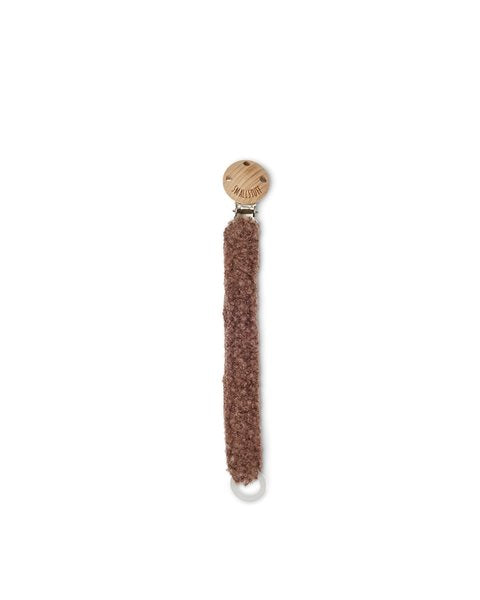 Speenkoord bouclé - Merino wol - Rose brown - SmallStuff - productfoto
