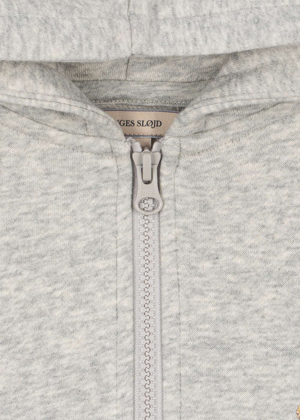 Sweatervest Lou met tijgerprint - Grey Melange - Konges Sløjd - voorkant - afbeelding 4